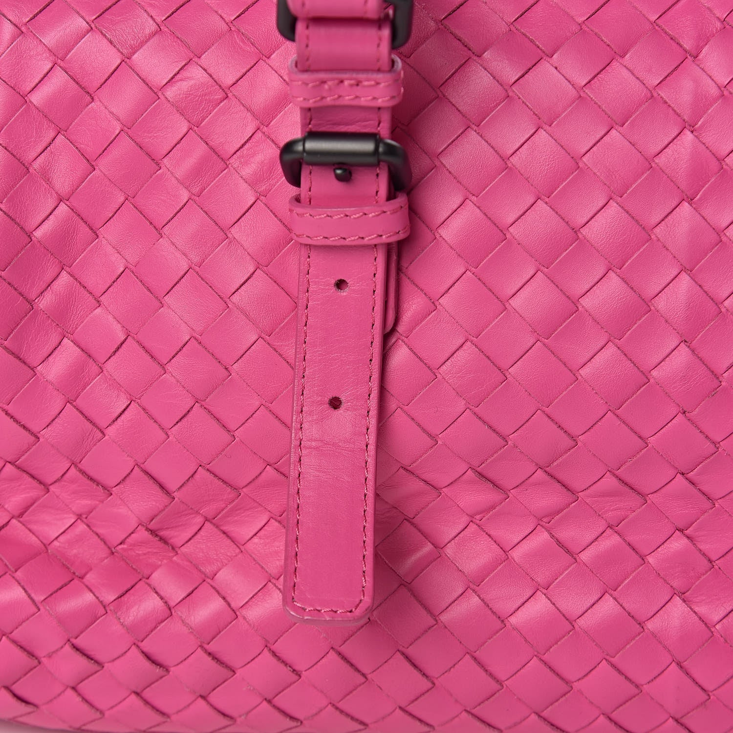 Bottega Veneta Nappa Intrecciato Boston Rosa Shock 12 of 13