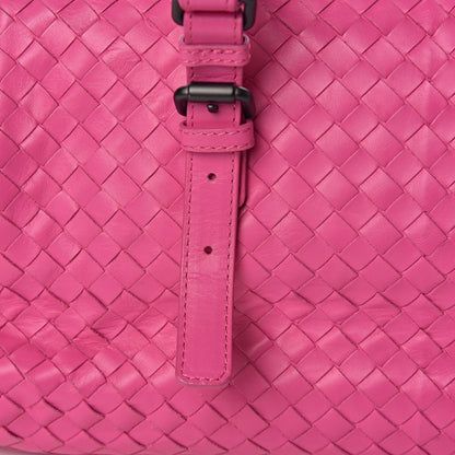 Bottega Veneta Nappa Intrecciato Boston Rosa Shock 12 of 13