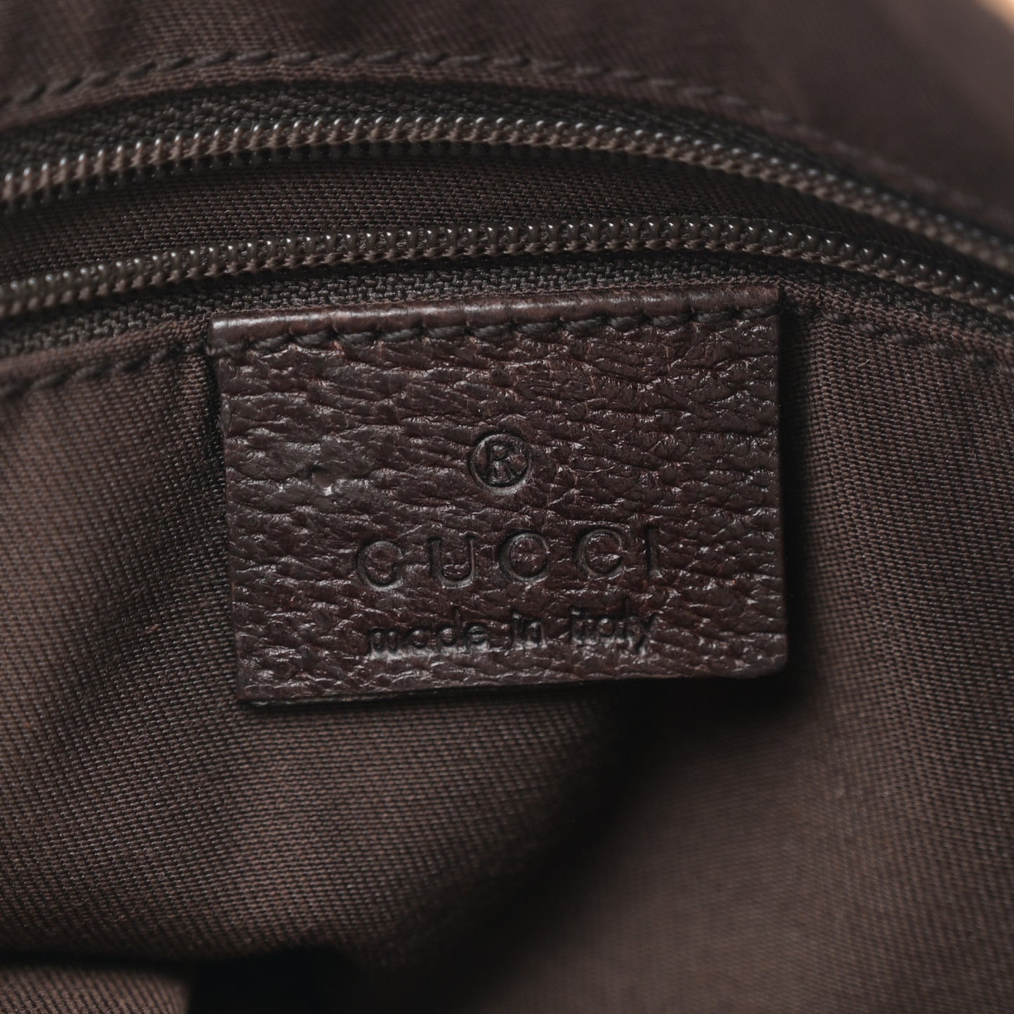 Monogram Abbey Shoulder Bag Dark Brown