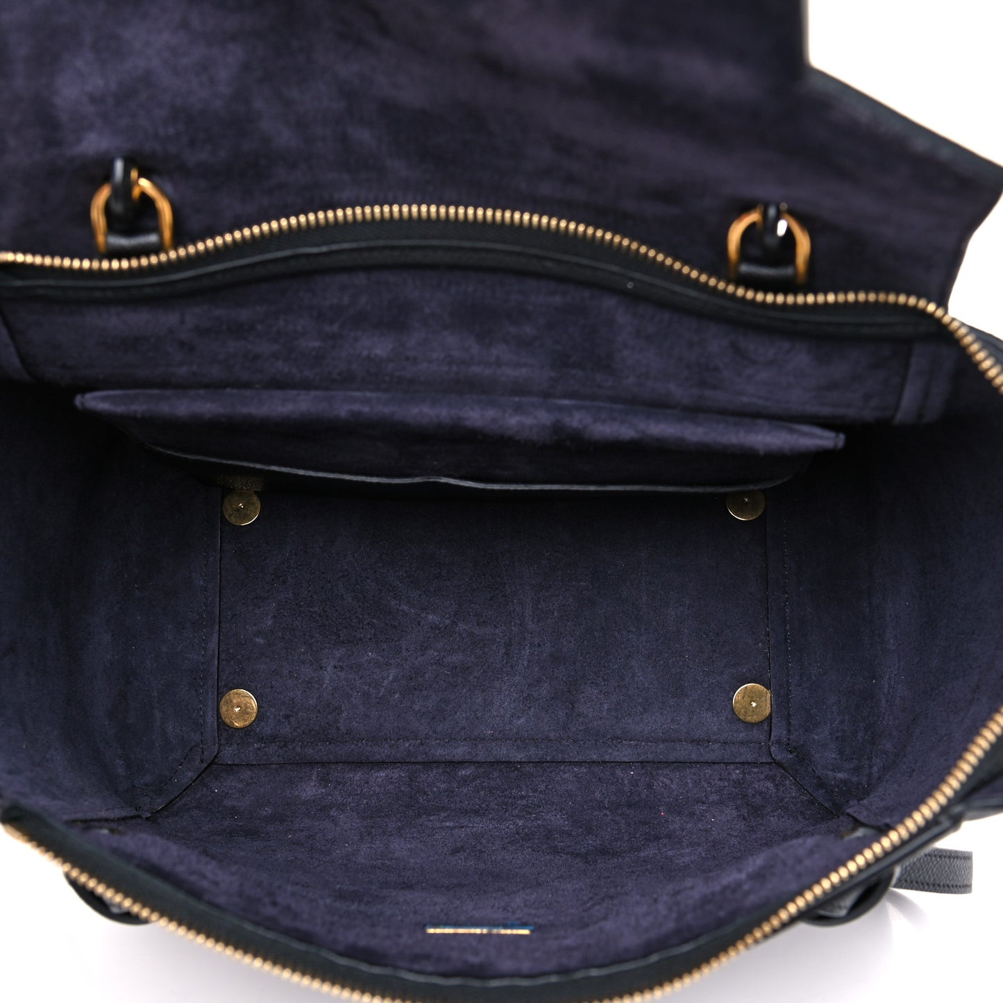 Grained Calfskin Mini Belt Bag Black