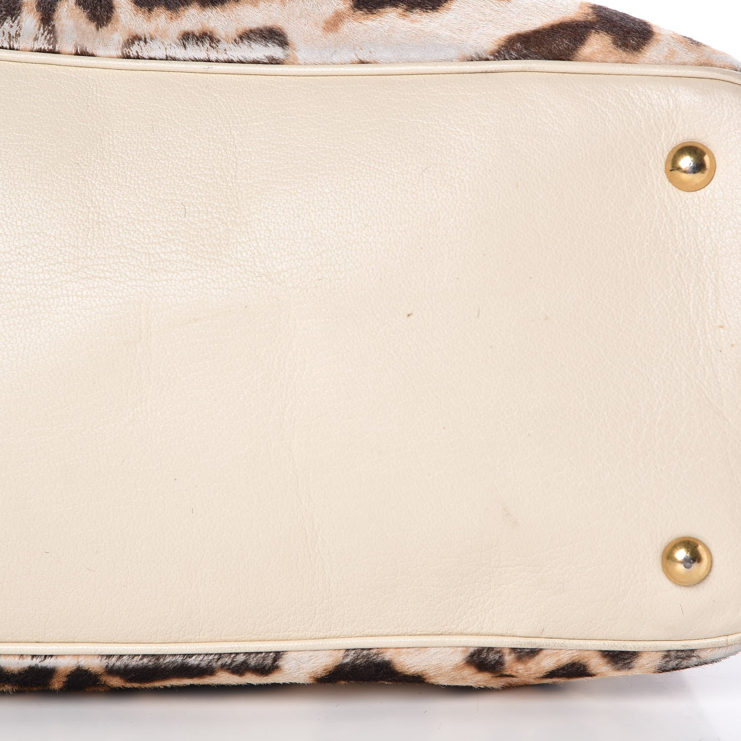 Saint Laurent Calf Hair Printed Oversized Muse Snow Leopard 14 of 20