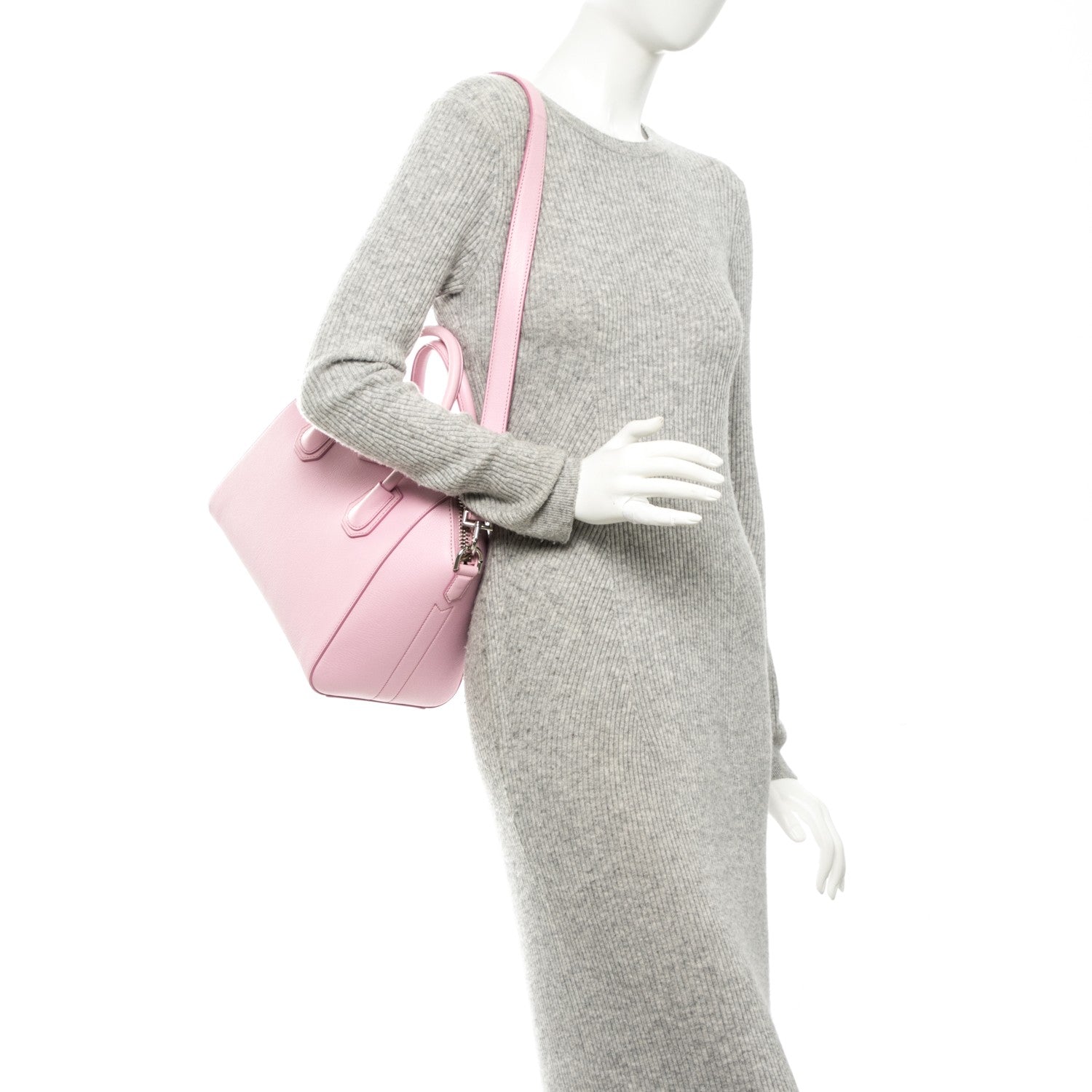 Givenchy Sugar Goatskin Small Antigona Pale Pink 2 of 7