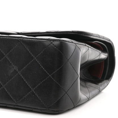 Chanel Lambskin Quilted Jumbo Double Flap Black 10 of 14