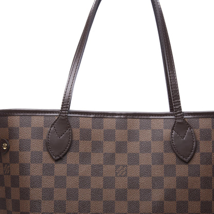 Louis Vuitton Damier Ebene Neo Neverfull MM Rose Ballerine 13 of 13