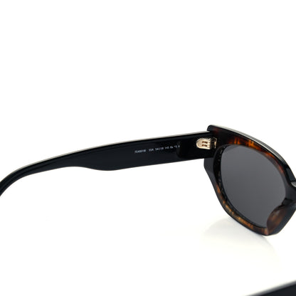 Fendi Acetate Fendi Bold Sunglasses FE40018I Havana Black 5 of 7