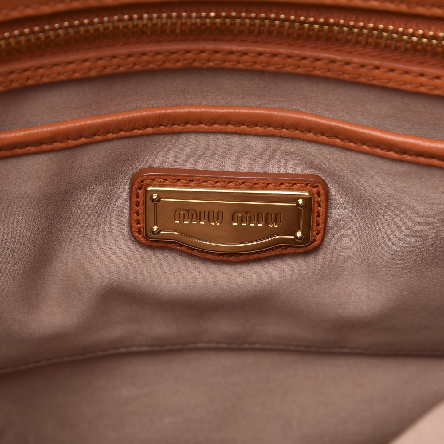 Nappa Matelasse Tote Papaya