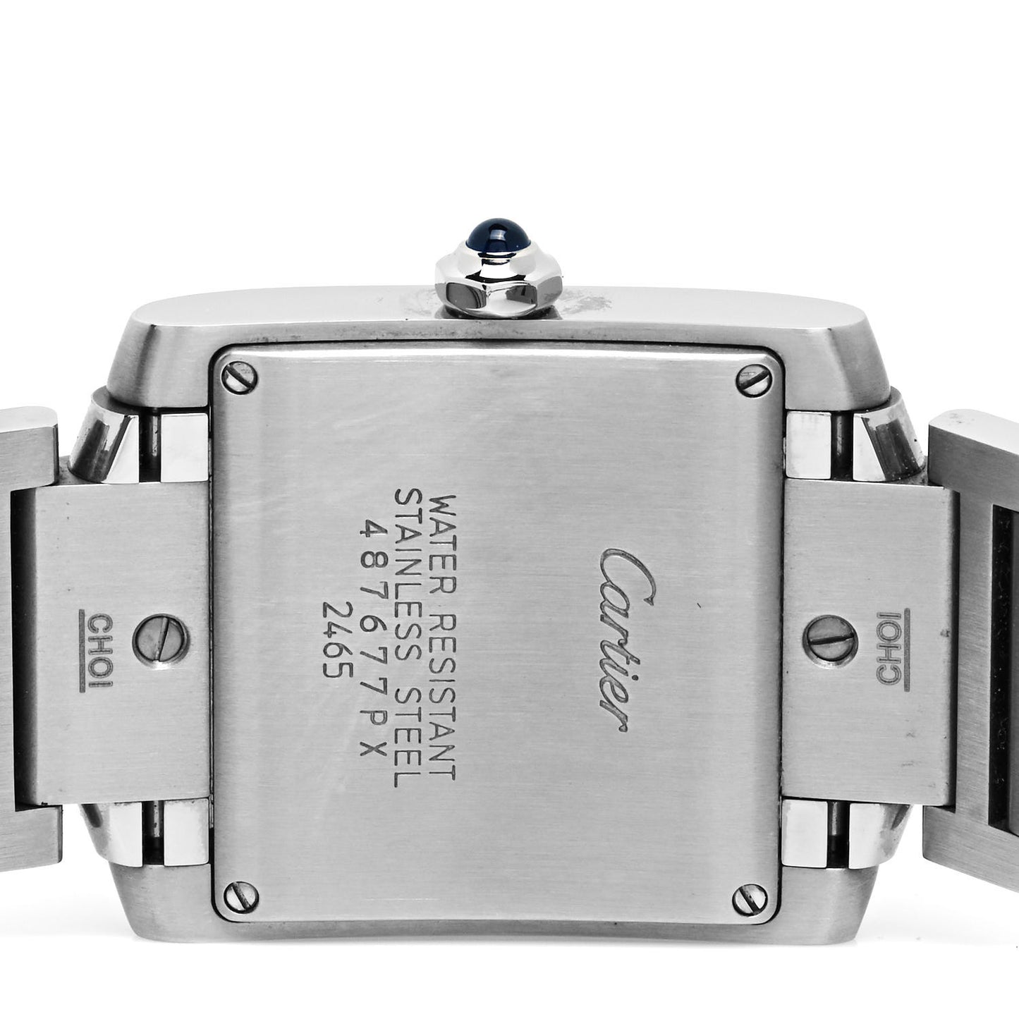 Stainless Steel 25mm Tank Francaise Quartz Watch