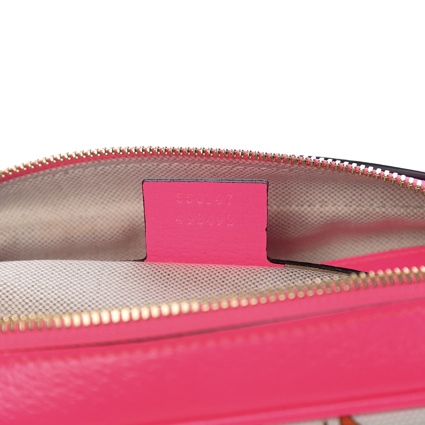 Canvas Flora Floral Shoulder Bag White Fuchsia Fluo