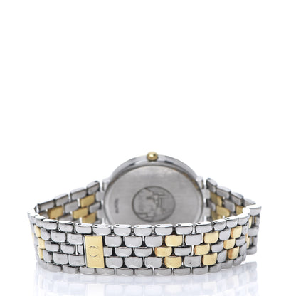 Omega Stainless Steel 18K Yellow Gold 33mm De Ville Co-Axial Quartz Watch White 7314.31.00 3 of 5