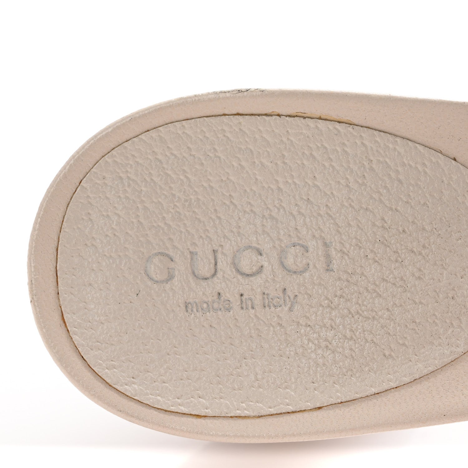Gucci Monogram Bamboo Horsebit Sandals 9 Off White 8 of 11