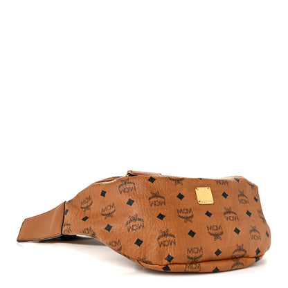MCM Visetos Stark Belt Bag Cognac 4 of 9