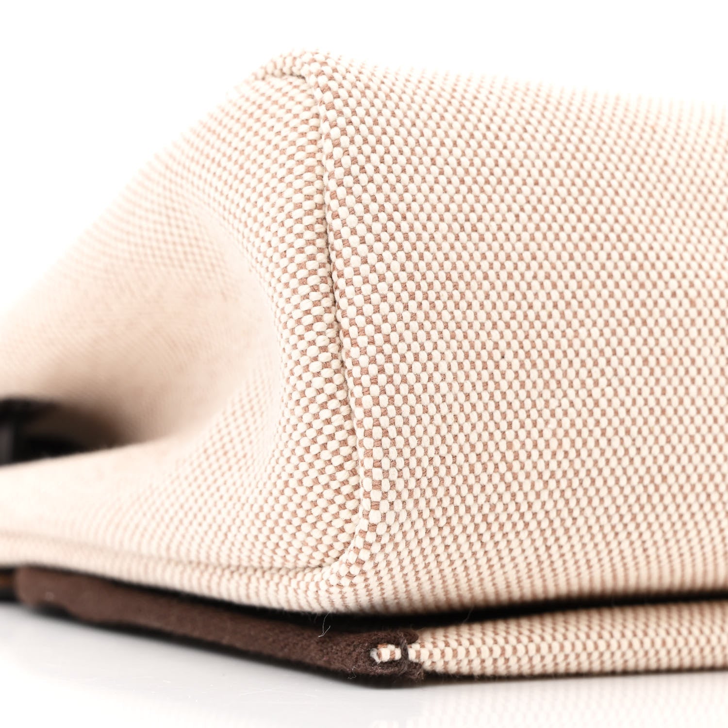 Hermes Military Toile Vache Hunter Herbag Zip Retourne 20 Ecru Beige Ebene 9 of 11