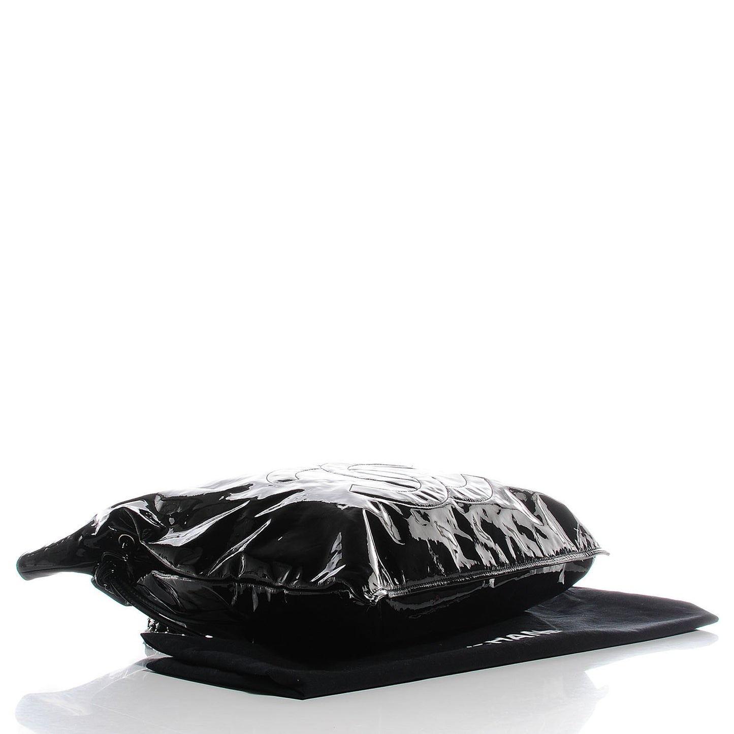 Patent Bonbons Shopper Tote Black
