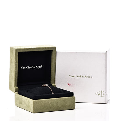 Van Cleef & Arpels 18K Rose Gold Carnelian Sweet Alhambra Bracelet 7 of 7