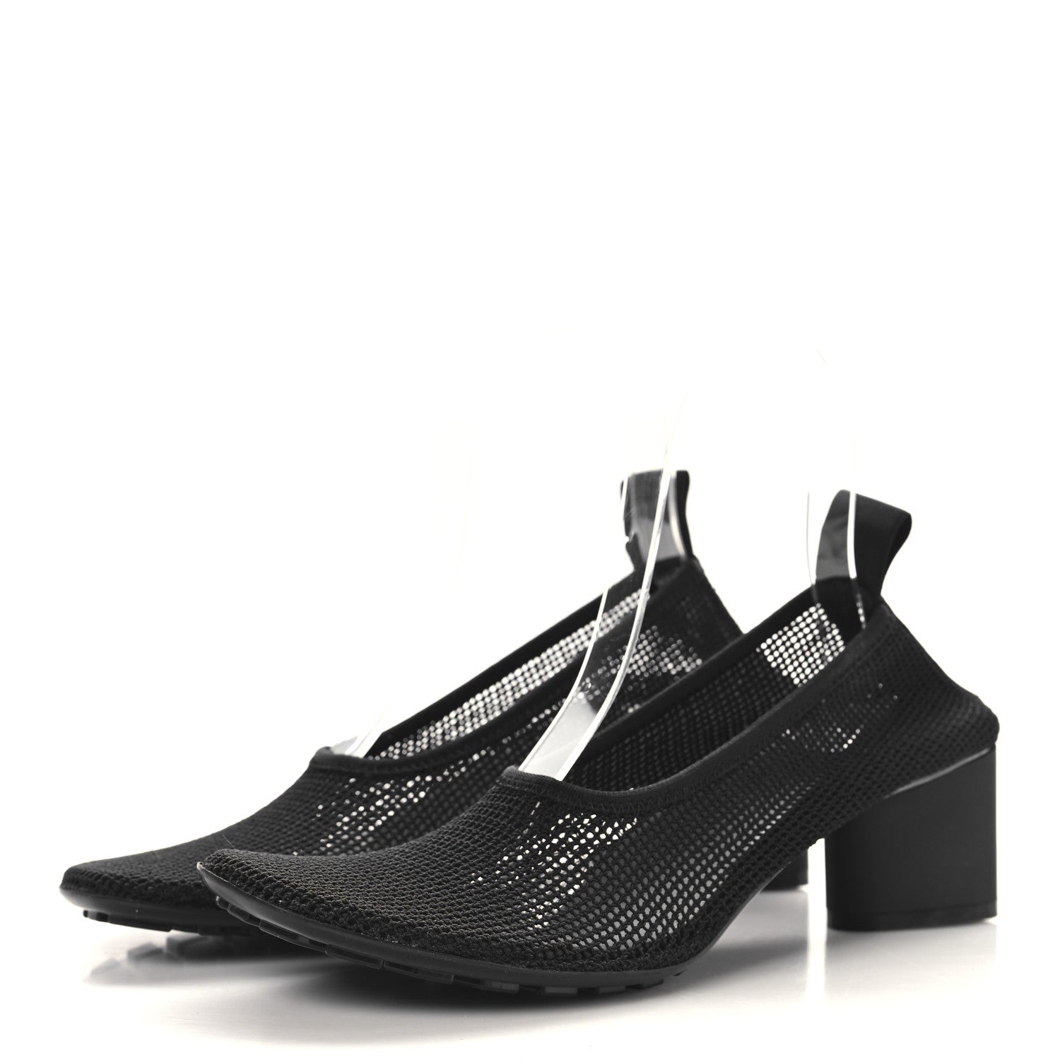 Bottega Veneta Mesh Stretch Flex Sock Pumps 40 Black 4 of 9