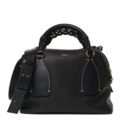 Chloe Calfskin Medium Daria Full Blue 1 of 13