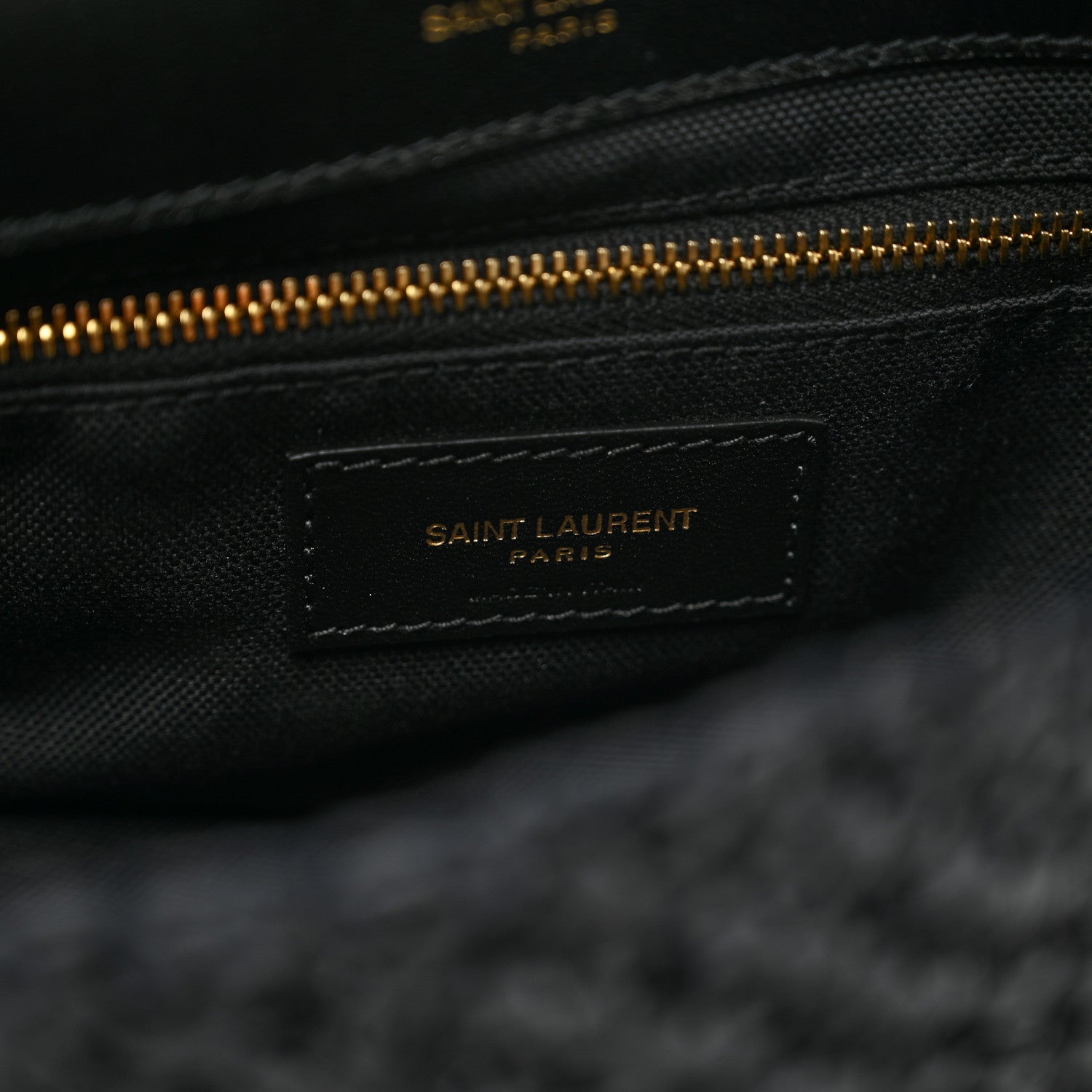 Saint Laurent Raffia Monogram Medium Jamie Black 8 of 11