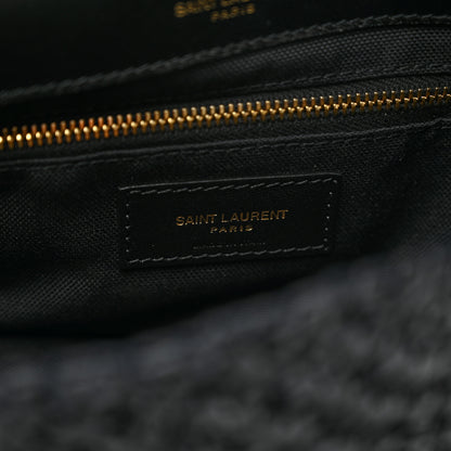 Saint Laurent Raffia Monogram Medium Jamie Black 8 of 11