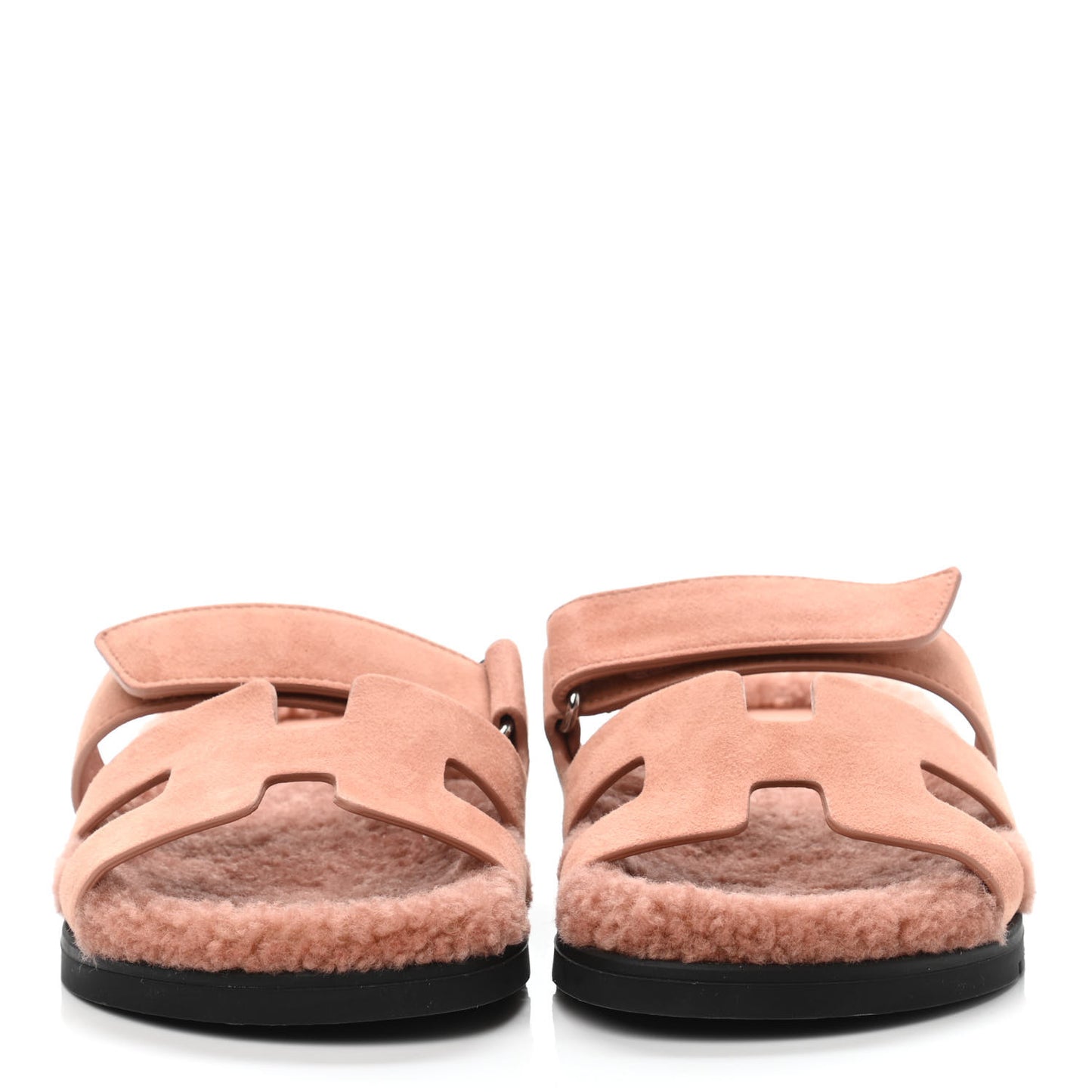 Suede Goatskin Woolskin Womens Chypre Sandals 37 Rose Aube