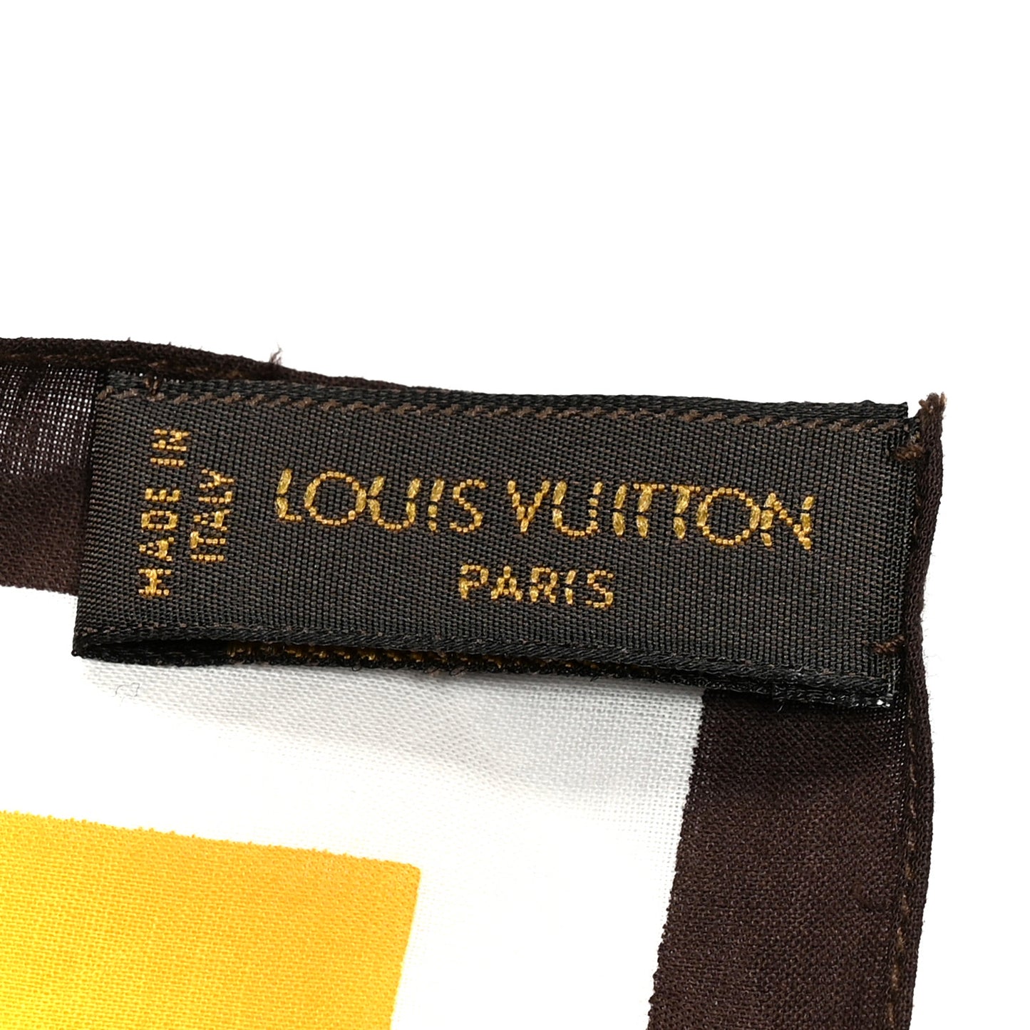 Cotton Monogram Groom Square Scarf