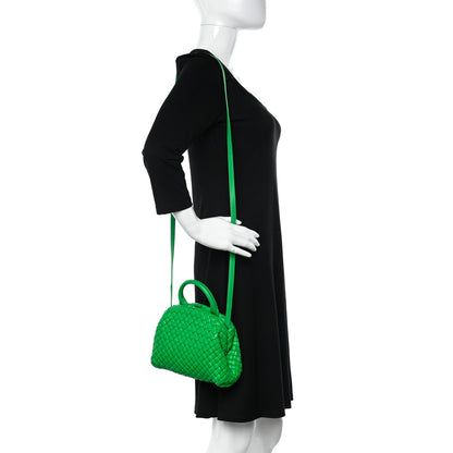 Bottega Veneta Nappa Intreccio Mini Padded Handle Bag Parakeet 2 of 15