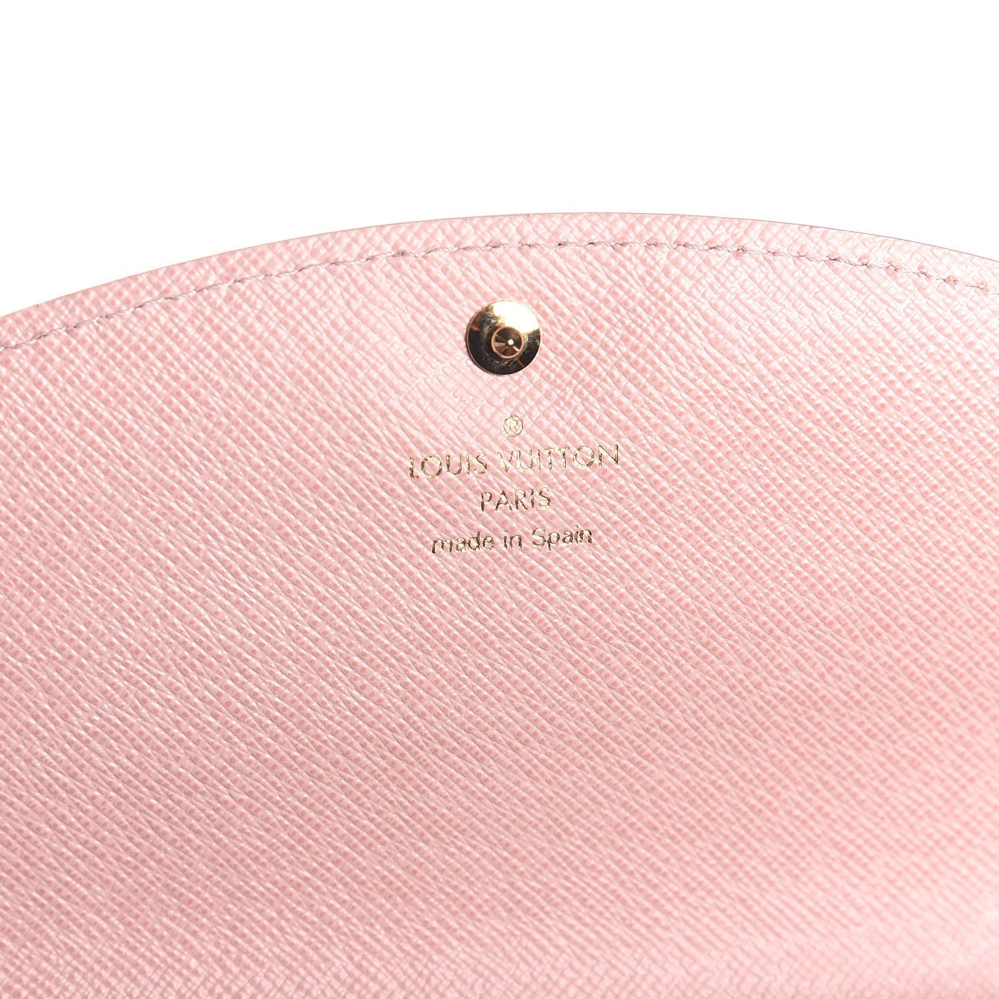 Damier Ebene Caissa Wallet Rose Ballerine