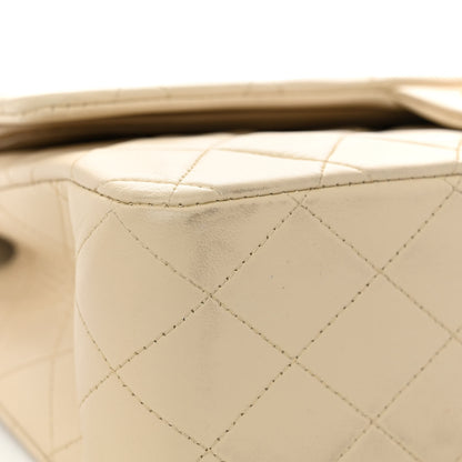 Chanel Lambskin Quilted Medium Double Flap Beige 12 of 12