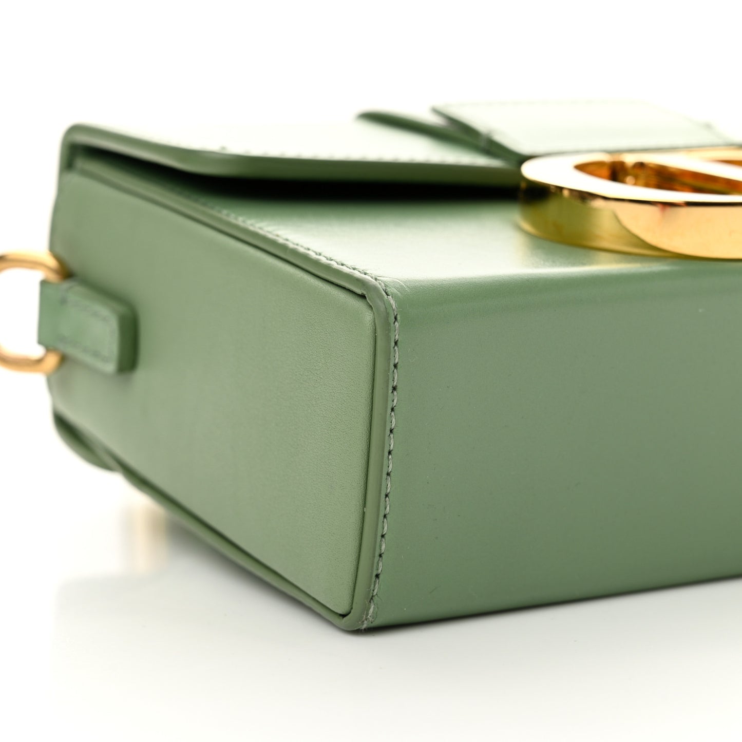 Box Calfskin 30 Montaigne Box Bag Mint Green