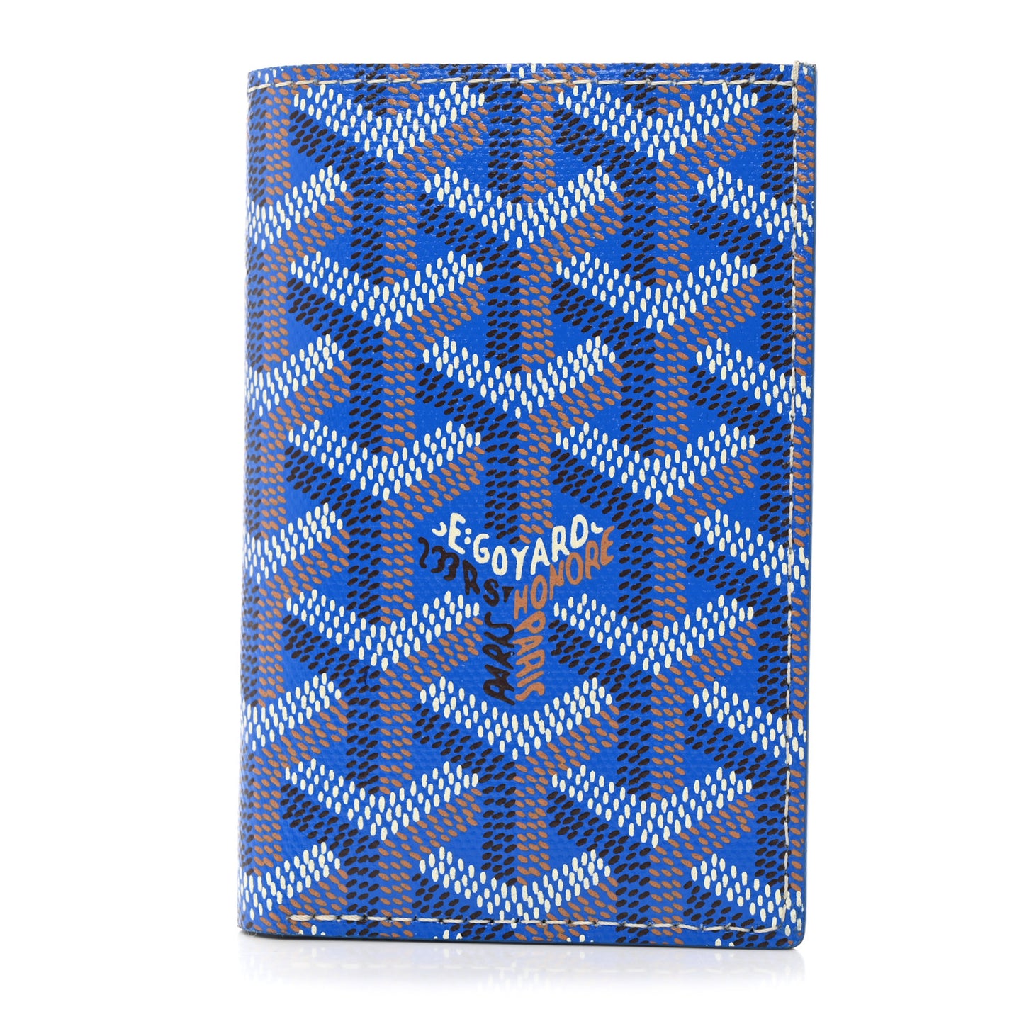 Goyardine Saint Pierre Card Holder Blue
