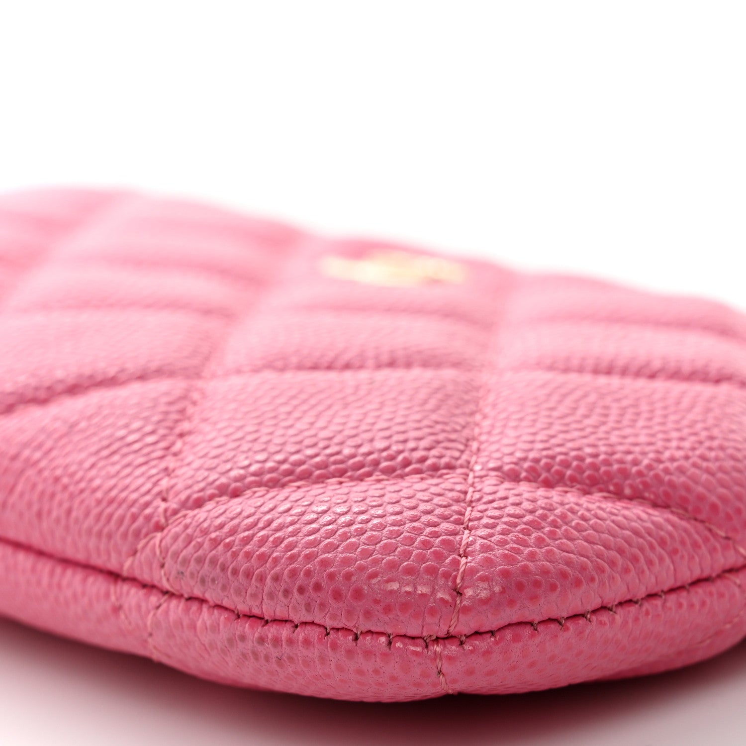 Chanel Caviar Quilted Small Cosmetic Case Pink 8 of 11
