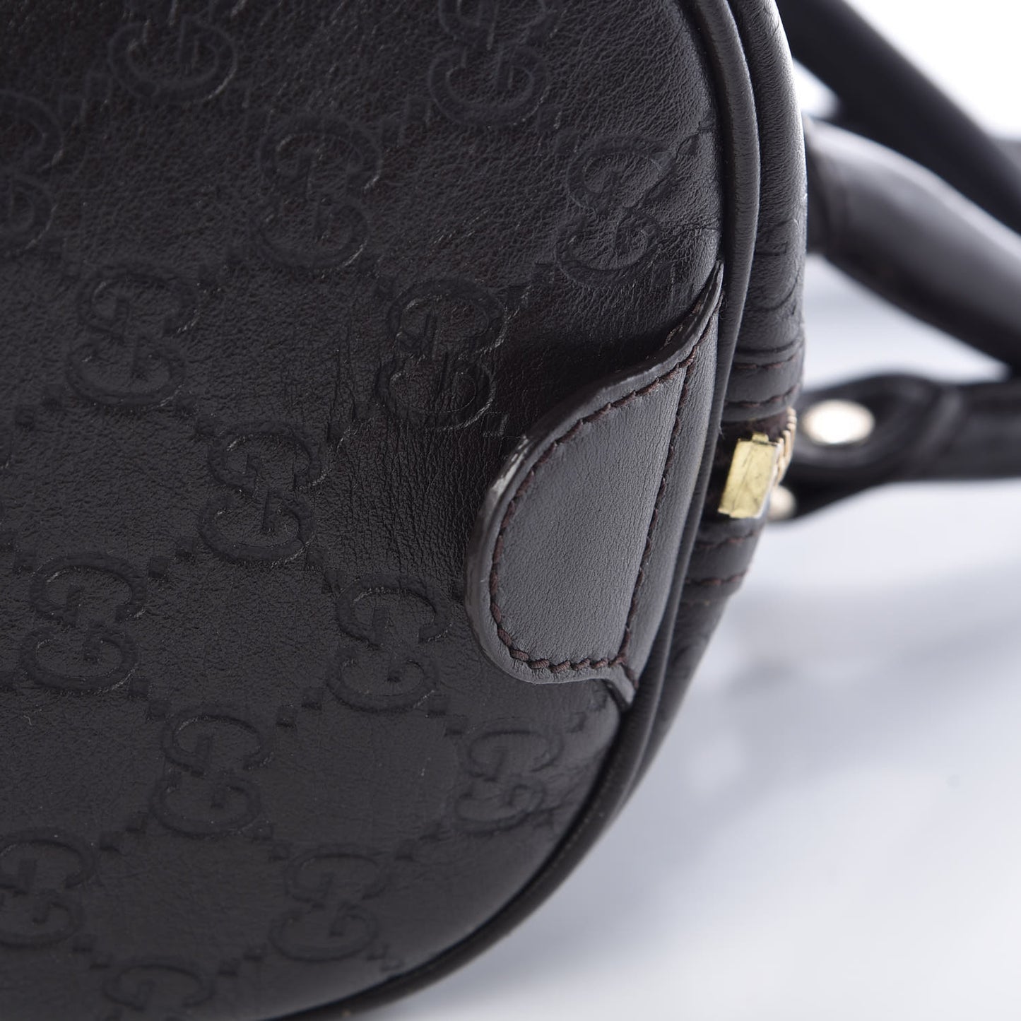 Guccissima Medium Joy Boston Dark Brown