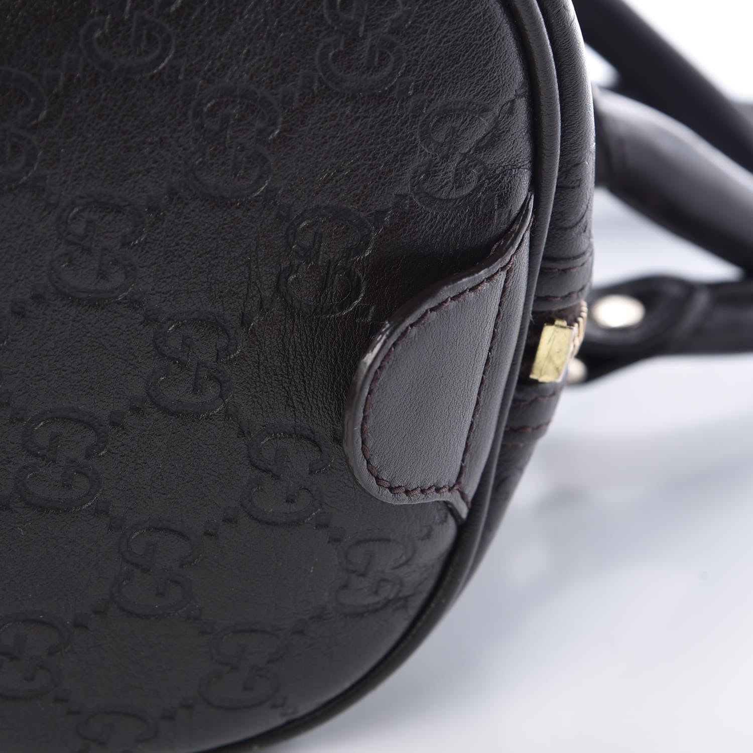 Gucci Guccissima Medium Joy Boston Dark Brown 17 of 19