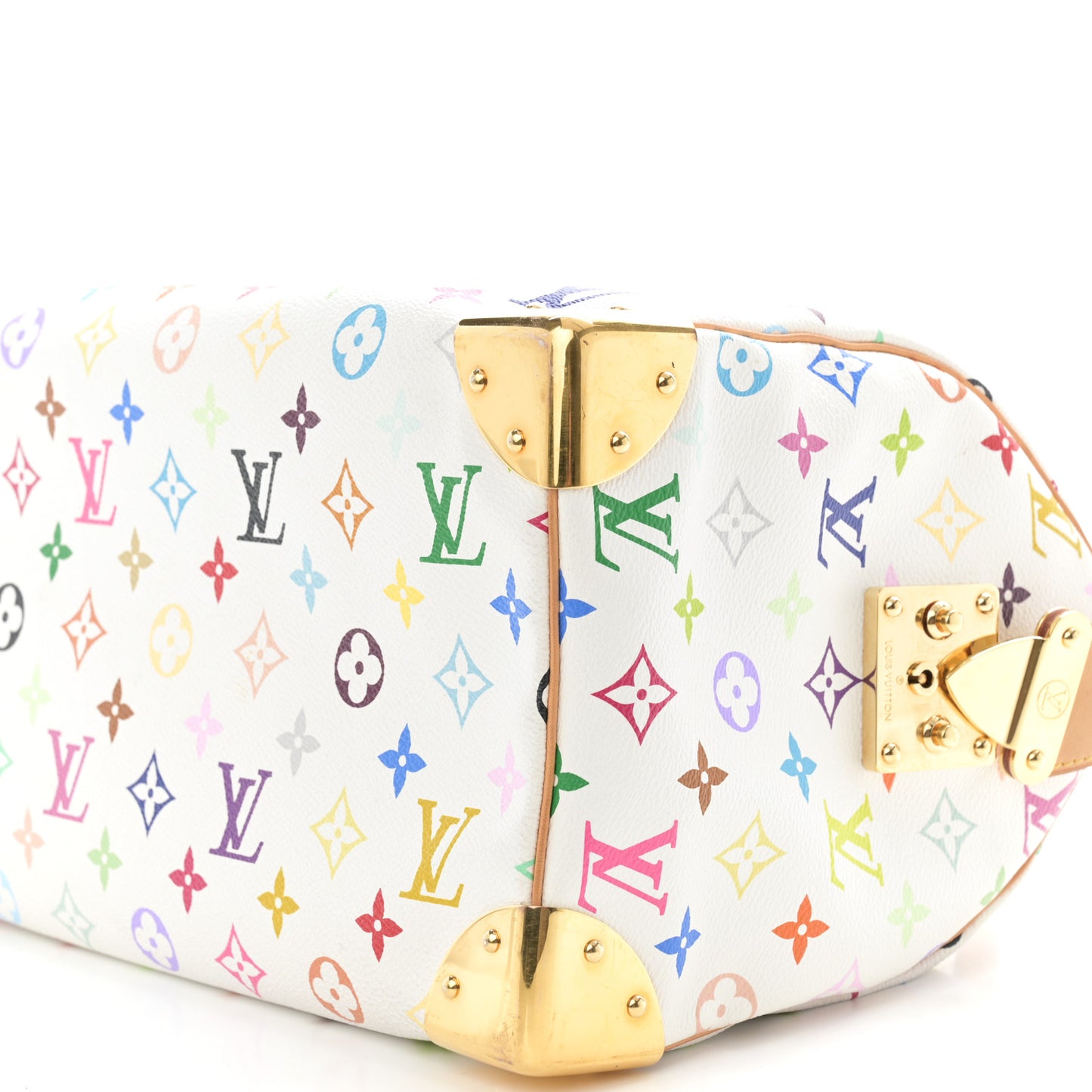 Monogram Multicolor Speedy 30 White