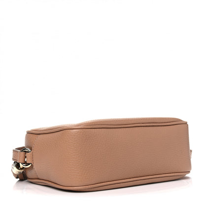 Gucci Pebbled Calfskin Small Soho Disco Bag Camelia 3 of 4