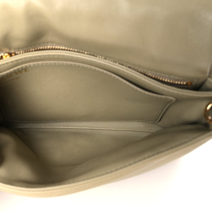 Loewe Lambskin Goya Puffer Bag Clay Green 5 of 9