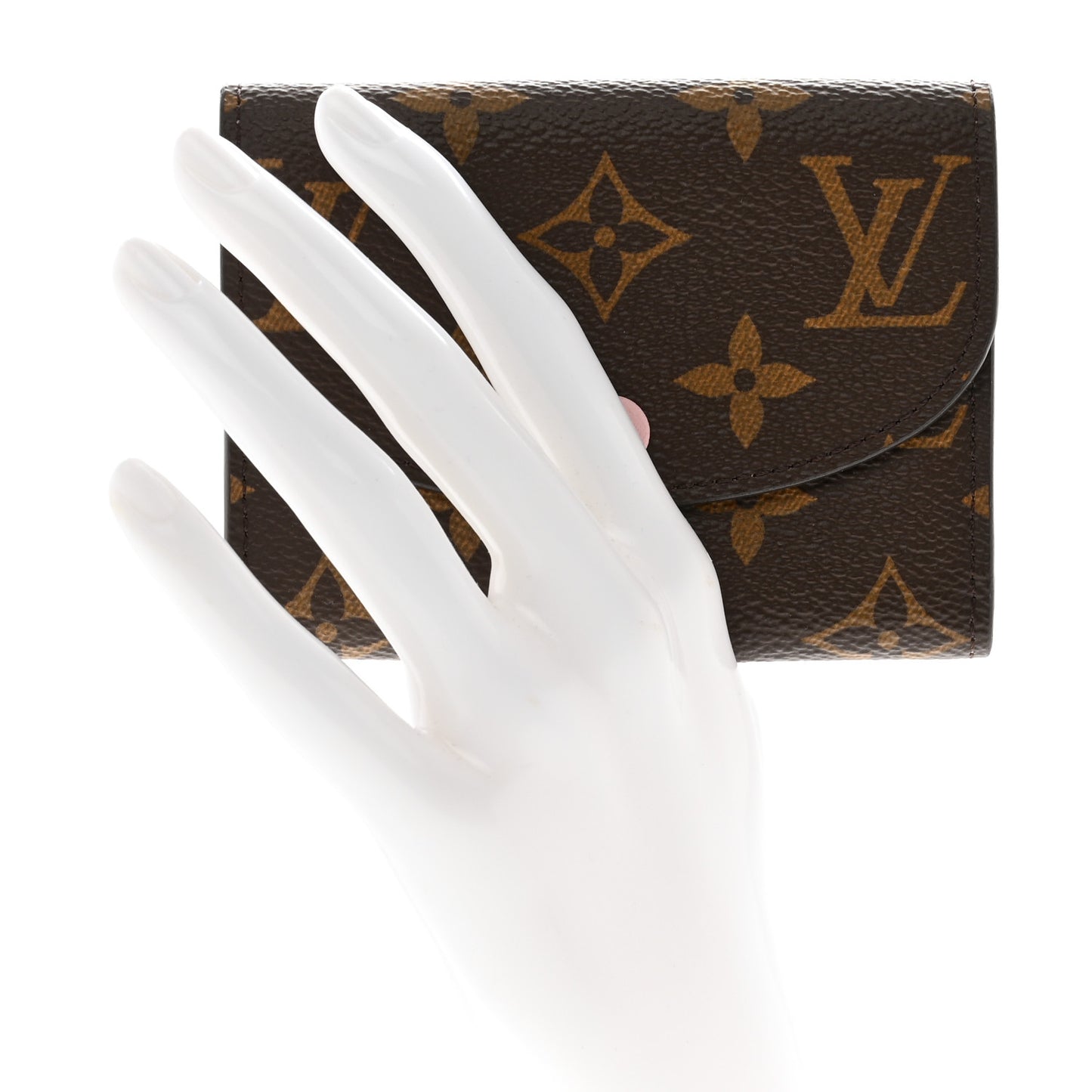 Monogram Rosalie Coin Purse Rose Ballerine