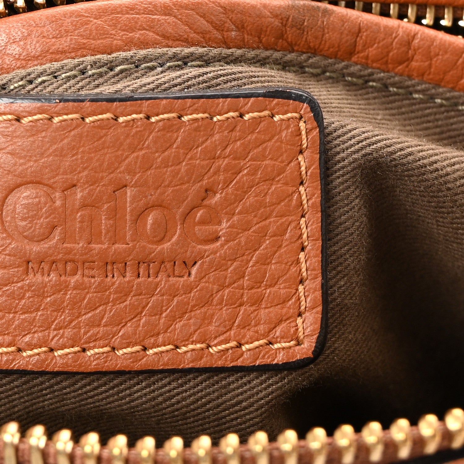 Chloe Calfskin Medium Marcie Satchel Tan 11 of 17