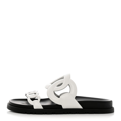 Hermes Nappa Womens Extra Sandals 37 White 1 of 9