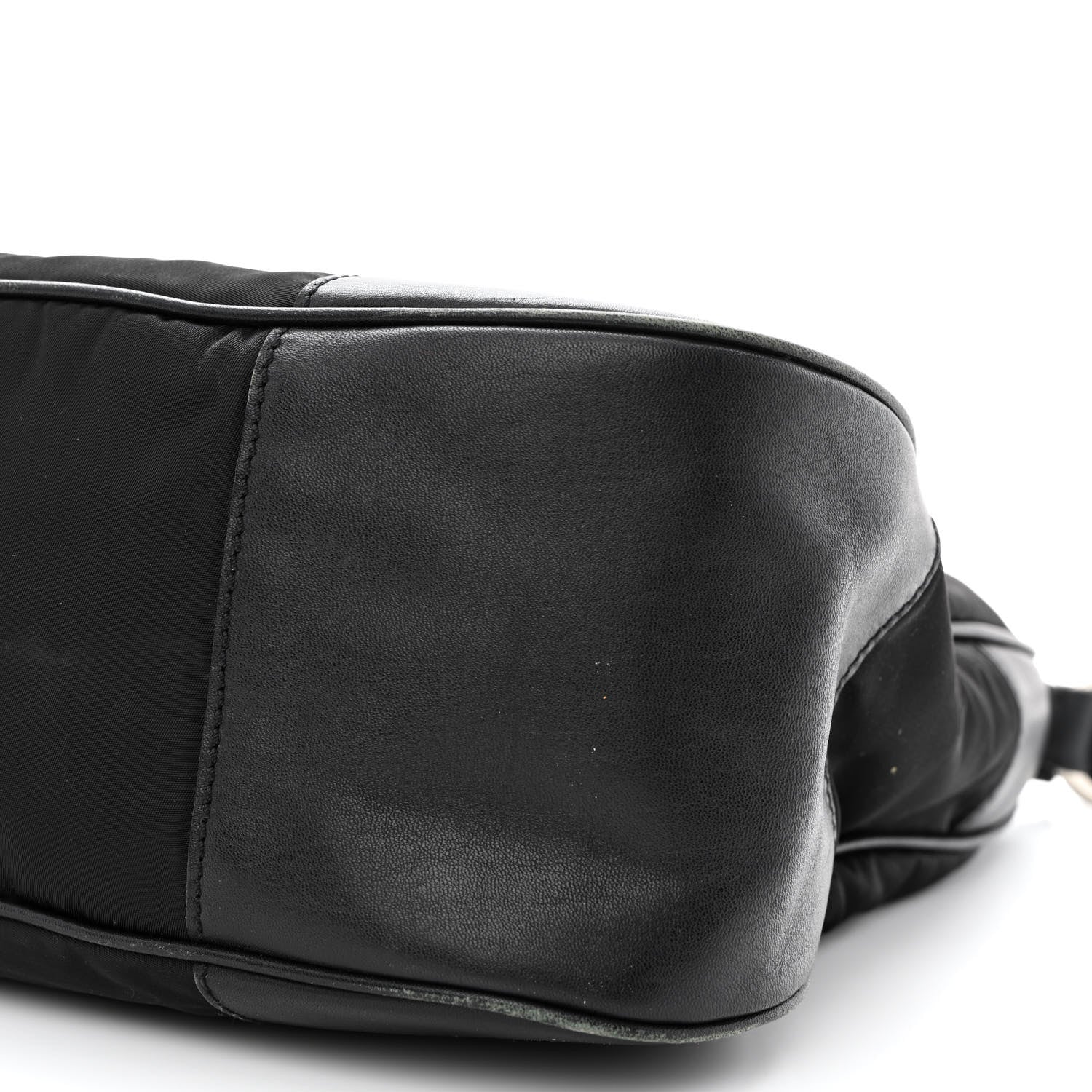 Prada Tessuto Nylon Hobo Black 9 of 12