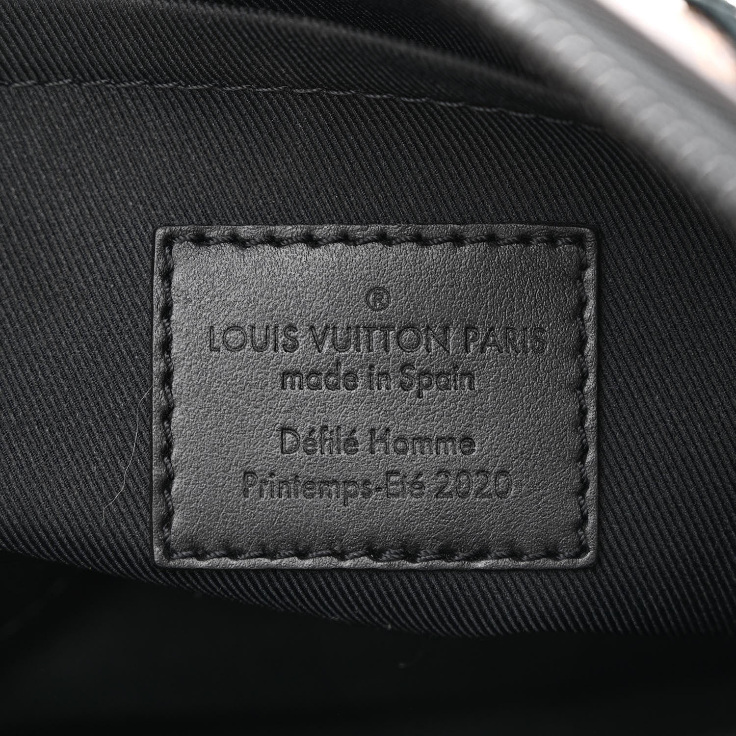 Louis Vuitton Monogram Tuffetage Triangle Messenger Black 6 of 10