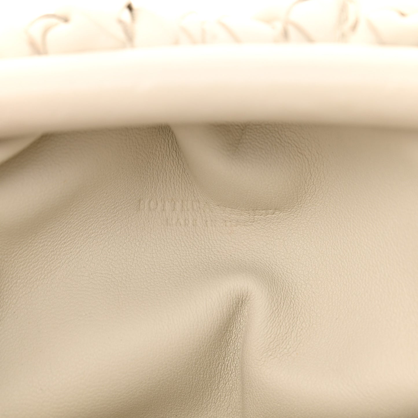 Nappa Intrecciato The Mini Pouch Chalk