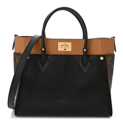 Louis Vuitton Calfskin Monogram On My Side Black 1 of 10
