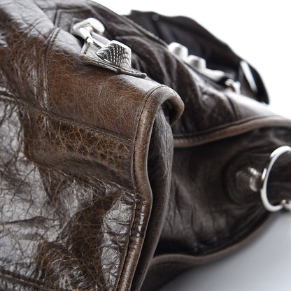 Balenciaga Agneau Giant 21 Silver Hardware City Dark Brown 15 of 17