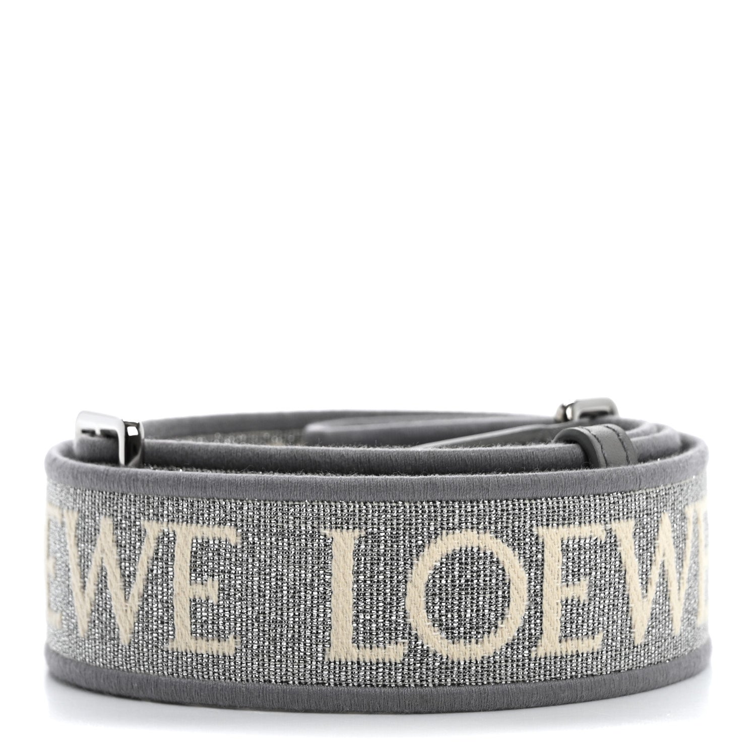 Loewe Calfskin Anagram Strap Silver 2 of 7