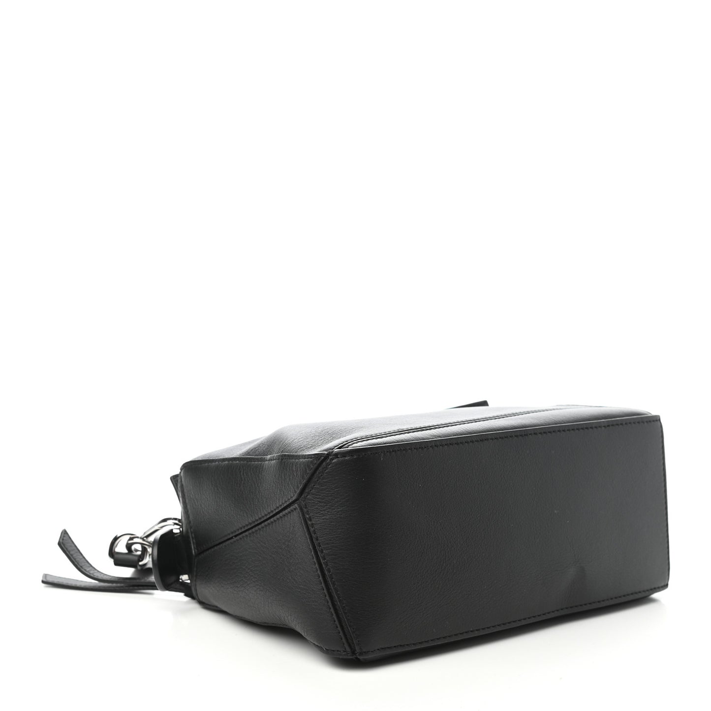 Calfskin Small Puzzle Bag Black