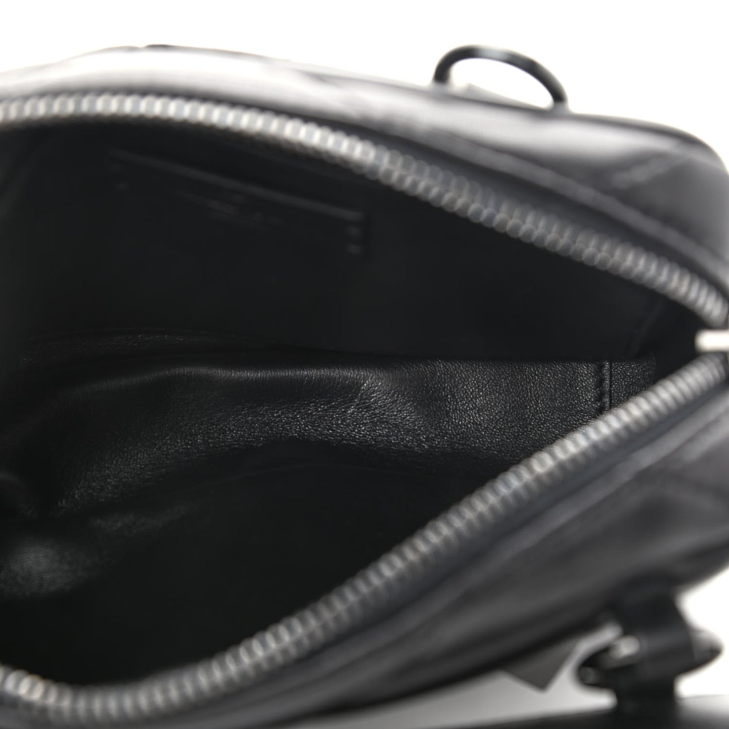 Nappa Monochome Small Roman Stud Crossbody Bag Black
