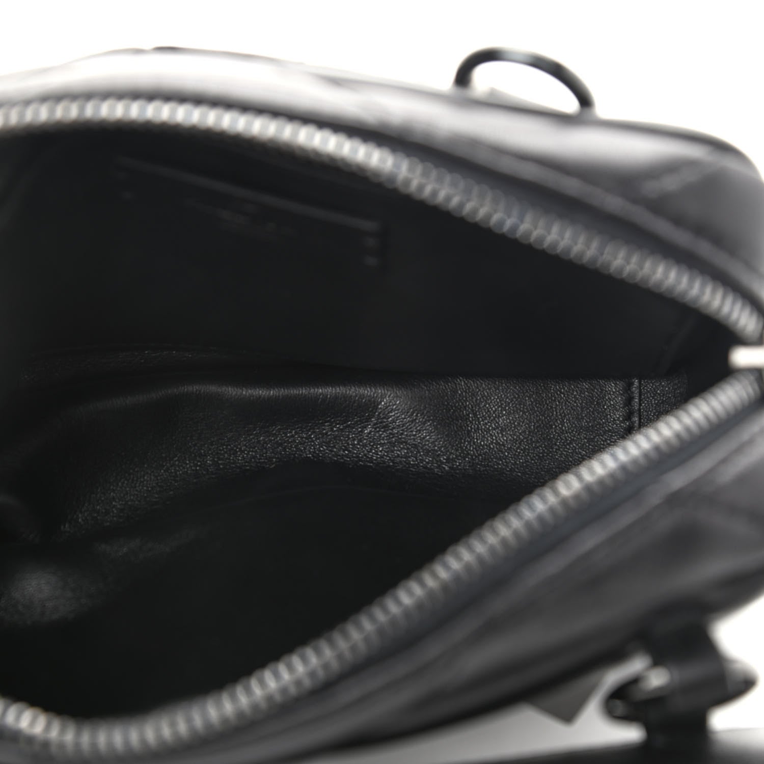 Valentino Garavani Nappa Monochome Small Roman Stud Crossbody Bag Black 7 of 8