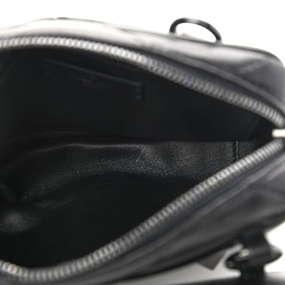 Valentino Garavani Nappa Monochome Small Roman Stud Crossbody Bag Black 7 of 8