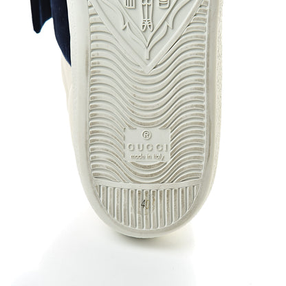 Gucci Calfskin Velvet Womens Bow Ace Sneakers 40 White 8 of 12