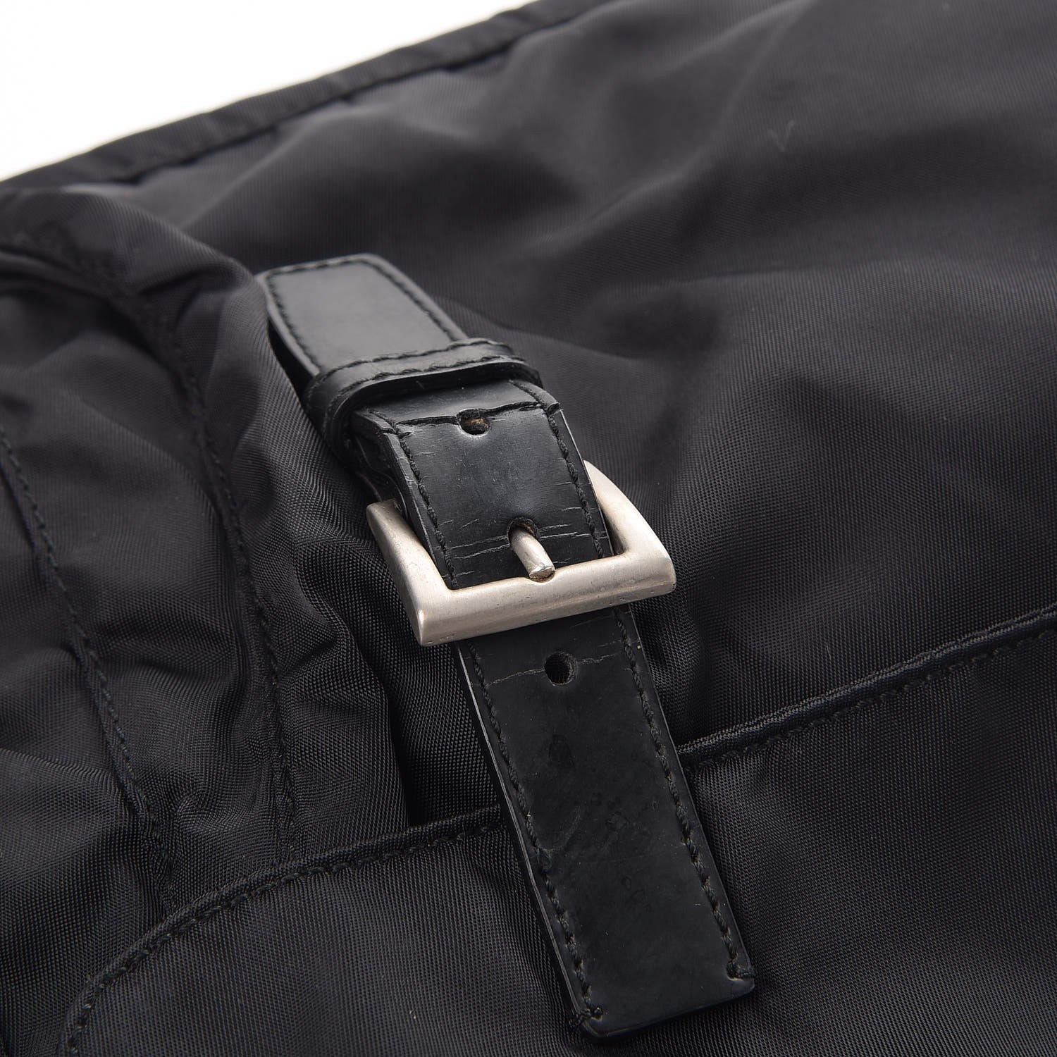 Prada Nylon Vela Messenger Bag Black 8 of 9